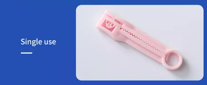 Abrazadera estéril médica disponible del cordón umbilical para 0 no tóxico recién nacido