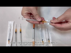 What are the 3 different sizes of syringes for insulin?