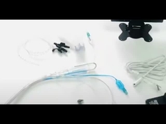Tubo endotraqueal de succión reforzado de PVC desechable con esposas visuales con cámara en miniatura