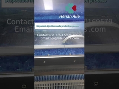 Proceso de producción de agujas inyectables desechables