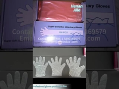 Guantes de HDPE no estériles guantes resistentes al agua y a los químicos