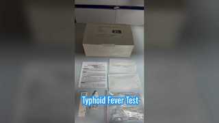 Presentar la prueba combinada de fiebre entérica tifoidea S. Typhi / S. Paratyphi