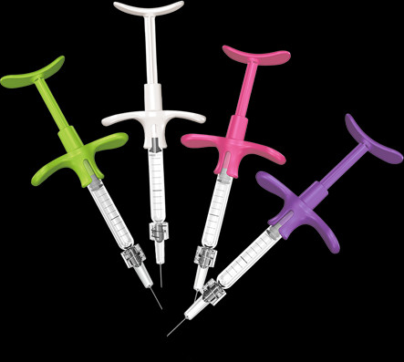 comprar jeringuilla estéril disponible cosmética de la cerradura de 1ml Luer para la inyección ácida hialurónica de los llenadores fabricación en línea