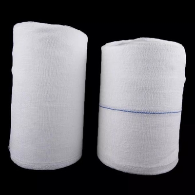 comprar rollo 100% de algodón médico del absorbente hidrofílico estéril del algodón de los 90cm del x 100m Gauze Roll estéril disponible fabricación en línea