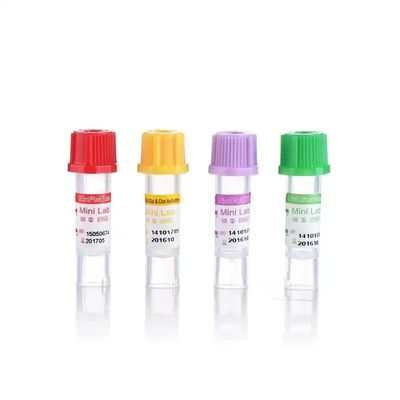 comprar Micro tubos desechables de recolección de sangre al vacío Tubos de recolección de sangre de PP para detección de células fabricación en línea