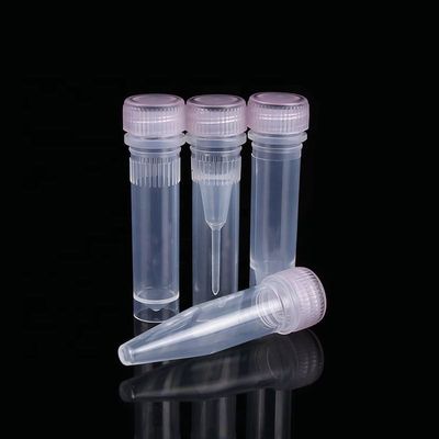 comprar tubo inferior cónico de la muestra del tubo de 1.5ml Microcentrifuge con el sombrero del tornillo fabricación en línea