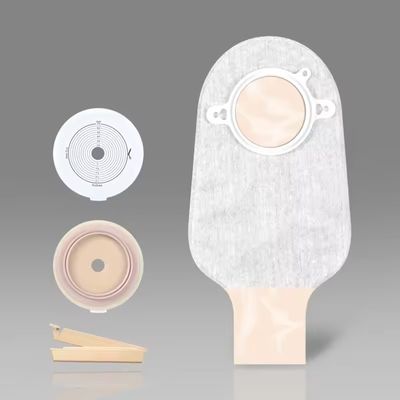 Buen precio Bolsa de ostomía 2 piezas Tipo para colostomía Bolsa de ostomía reutilizable de 60 mm Bolsa de estoma Colostomía en línea