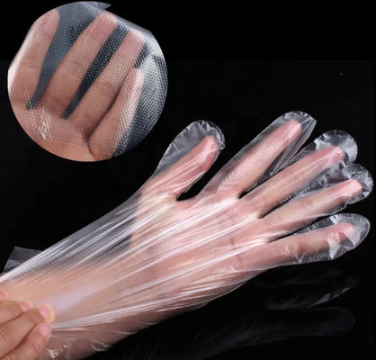 comprar Guantes HDPE no esterilizados guantes resistentes al agua y a los productos químicos desechables para manipulación de alimentos y uso industrial fabricación en línea