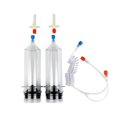 comprar Jeringa de alta presión de precisión para imágenes médicas, escaneos de TC/RM mejorados con diseño de doble canal con autorregulación fabricación en línea