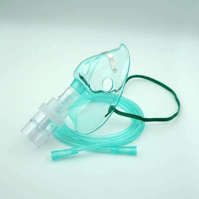 comprar Máscara de oxígeno de grado médico de clase II con vaso nebulizador y vida útil de 3 años para una terapia respiratoria efectiva fabricación en línea