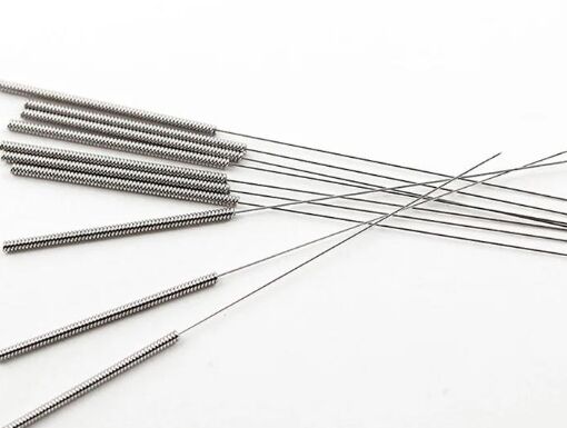 comprar Agujas de acupuntura estériles desechables de acero inoxidable de grado médico empaquetadas individualmente Agujas Meso certificadas CE/ISO fabricación en línea