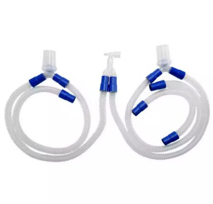comprar Circuito de respiración de anestesia médica desechable, conjunto de tubos, circuito de respiración de ventilación de anestesia fabricación en línea