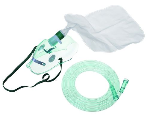 comprar Máscara transparente no de Rebreather del bolso del PVC del O2 del bolso verde del depósito fabricación en línea