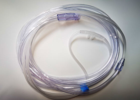 comprar Grado médico curvado de la cánula del tubo del lumen nasal del oxígeno respiratorio fabricación en línea