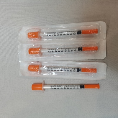 comprar jeringuilla de la inyección de la insulina 1ml con unidades concéntricas de la aguja fija las 100 o 40 unidades fabricación en línea