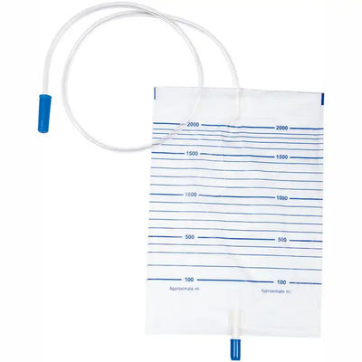 Buen precio Saco de recolección de orina para adultos desechable personalizado con válvula en línea