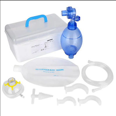 Buen precio PVC de emergencia manual de resuscitación bolsa de válvula máscara BVM y bolsa de ambu ventilación de presión positiva en línea