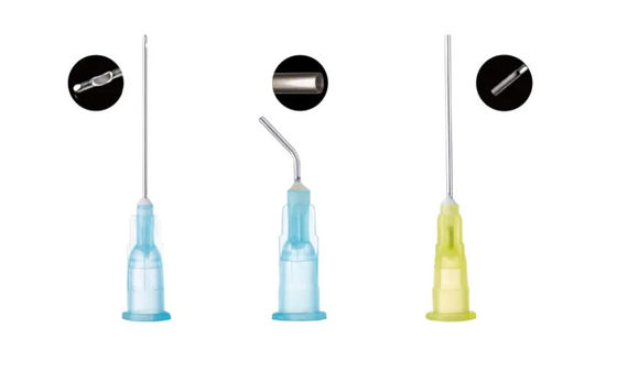 Buen precio Punta de la aguja de riego dental multicolor para limpieza de heridas 25g 27g 30g Punta de agujero lateral cerrado en línea