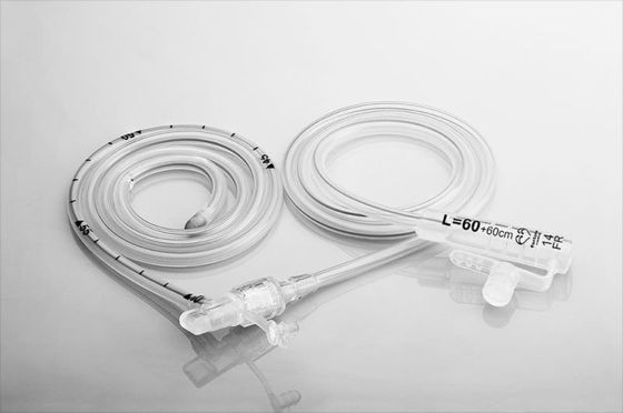 Buen precio Tubo nasogástrico de silicona de grado médico y tubo de alimentación o tubo estomacal para cirugía de anestesia en línea