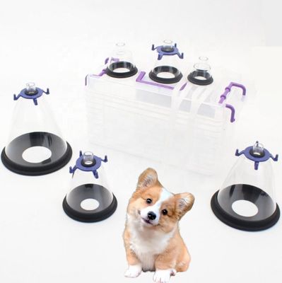 Buen precio Máscaras de anestesia veterinaria de rescate para terapia de oxígeno para perros o gatos con diafragma en línea