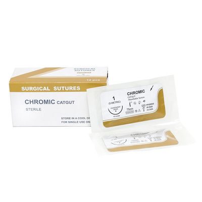 Buen precio Cirugía hospitalaria Sutiones quirúrgicas desechables con aguja PGA/pdo/sedas/nilón/catgut en línea
