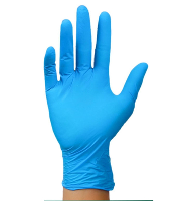 Buen precio Guantes de nitrilo azul guantes desechables guantes de protección de manos guantes sin polvo de venta caliente de grado alimenticio en línea