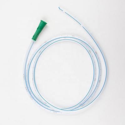 Buen precio Sonda gástrica estéril de PVC con Cap-con y conector con código de color en línea
