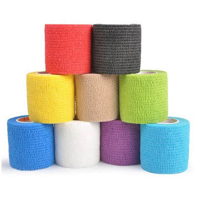Buen precio CE Certified Non-Woven Self-Adhesive Bandage with Custom Patterns and 3 Years Shelf Life en línea