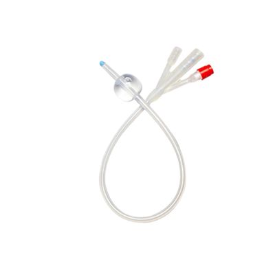 Buen precio Sterile 3-Way Silicone Foley Catheter for Adult Use with Balloon Control in Fr 16-26 en línea