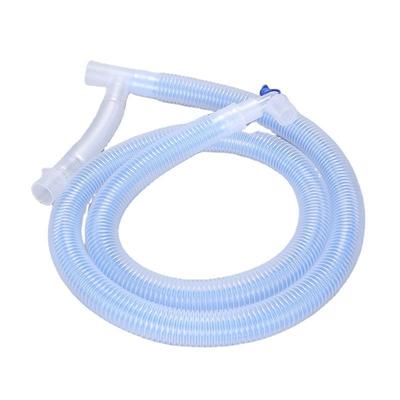 Buen precio Circuito de respiración coaxial desechable para ventiladores ¢ PP/PE de grado médico de 1,5 a 2,4 m de longitud en línea