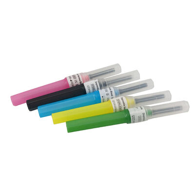 Buen precio Aguja Flashback tipo pluma de acero inoxidable de primera calidad con tecnología Visual Flashback y punta tribiselada ultraafilada para extracción de sangre venosa en línea