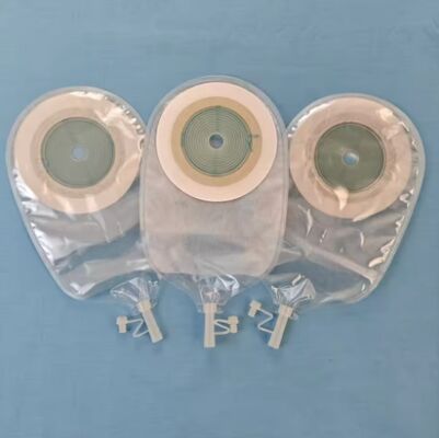 Buen precio Anti-reflujo de una pieza de recolección de orina drenaje estómago bolsillo bolsa de ostomía conjunto de bolsa de ostomía bolsa de urostomía en línea