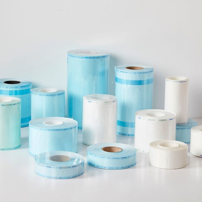 Buen precio 200 m/rollo Bolsa de esterilización de material dental médico manual desechable para clínica En línea