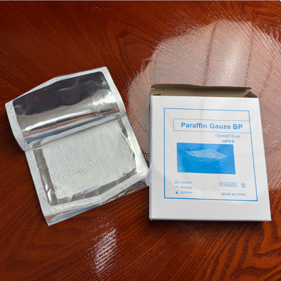 Buen precio Envase para heridas de parafina estéril desechable para uso médico de 10 cm x 10 cm suave y transpirable para quemaduras de la marca AVACARE Clase certificada CE En línea